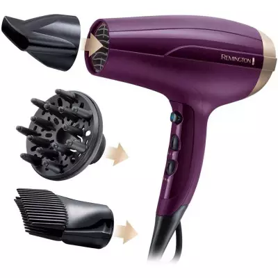 Remington D5219 Hair Dryer Ion 2300 W Set Including Styling Nozzle Diffuser