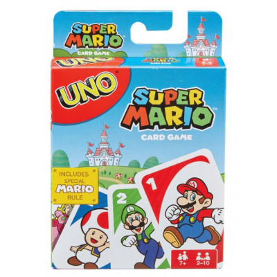 Mattel ONE Super Mario Bros, Card Game for Children 7+ Years, Exclusive