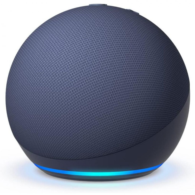 Echo Dot 5th Generation Smart Speaker With Alexa Deep Sea Blue