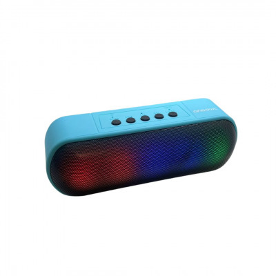 Andowl Wireless Speaker RGB Light 5w output, Blue