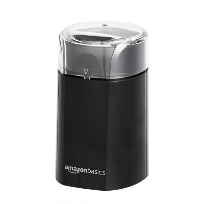 Amazon Basics Electric Coffee Grinder, Black