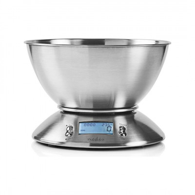 NEDIS Digital Kitchen Scales With Removable Bowl