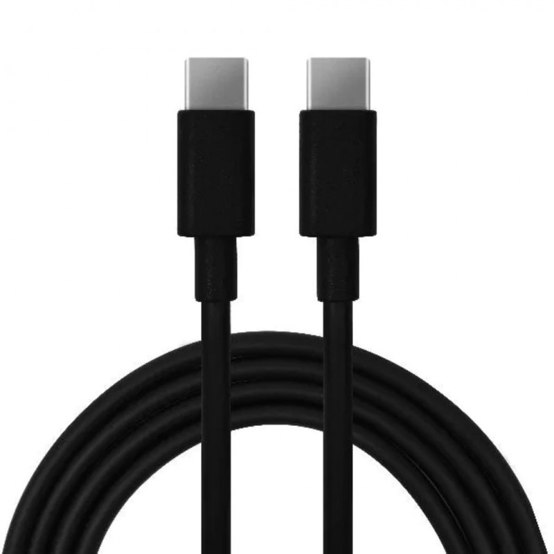 TEKMEE 1m 3A TYPE-C / TYPE-C Cable, Fast Charge, Black