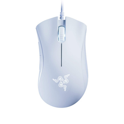 Razer DeathAdder Essential Wired Gaming Mouse with Optical Sensor with 6400 DPI, White