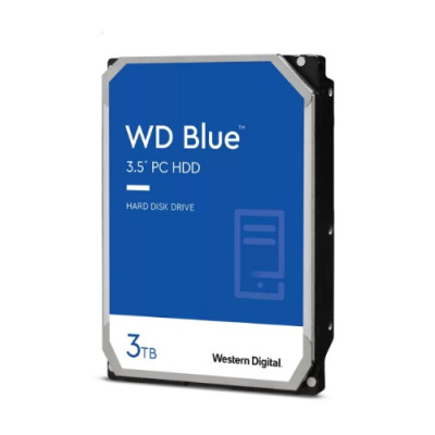 HD WD SATA3 3TB 3.5" BLUE 5400RPM 64mb cache - WD30EZAZ