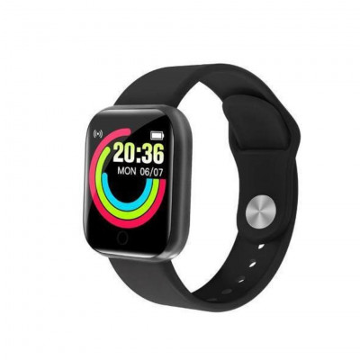 AKAI Smartwatch K-FIT100BK Smart Fitness Watch Heart Rate Monitoring, Black