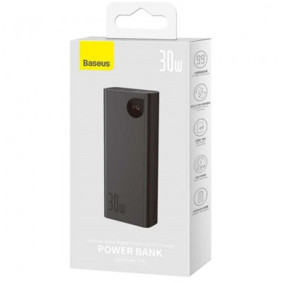 Baseus Power Bank Adaman 20000 Digital Display Fast charge C+U+U with C+C cable