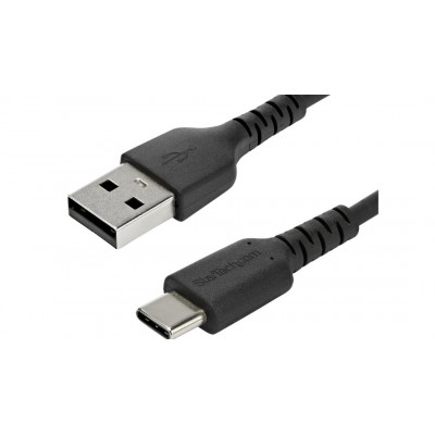 2m Fast Data Cable USB-A/Type-C 2.4A Black