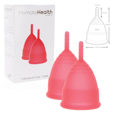 Menstrual Cups Red Size L