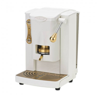 Faber Piccola Slot Brass Edition Coffee Maker White Metal Frame With Gold - 7636
