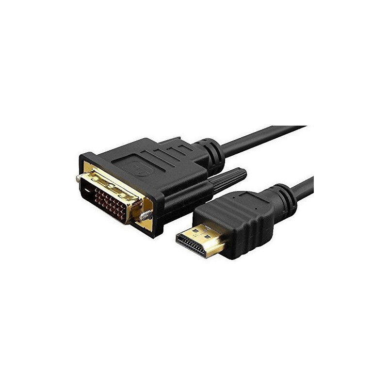 LINQ Cable Adapter HDMI Male to DVI 24+1 Male Gold 1.5M - A2090B