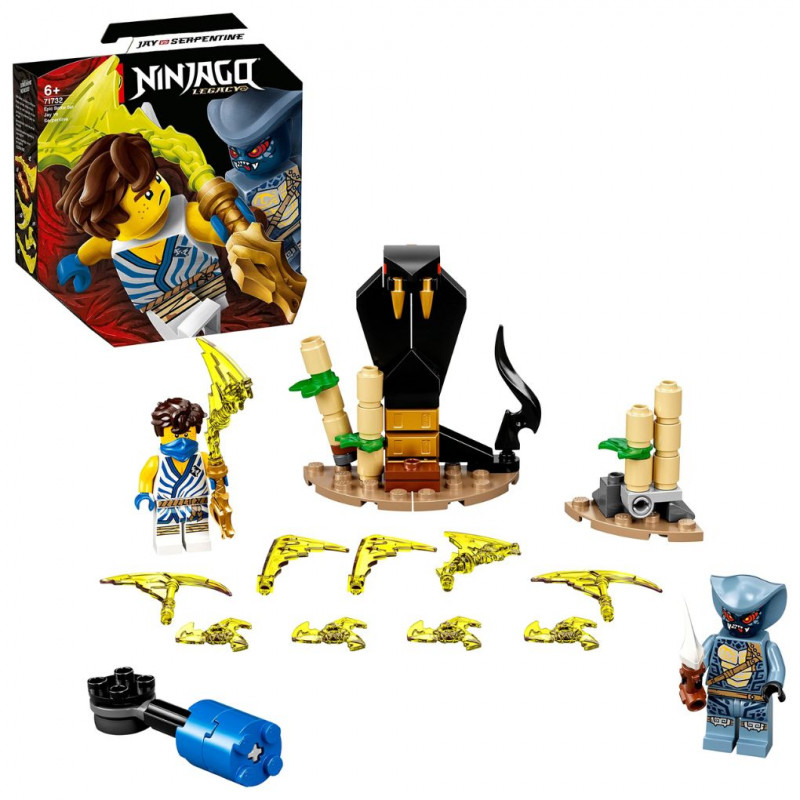 LEGO 71732 NINJAGO Epic Battle Set – Jay vs. Serpentine