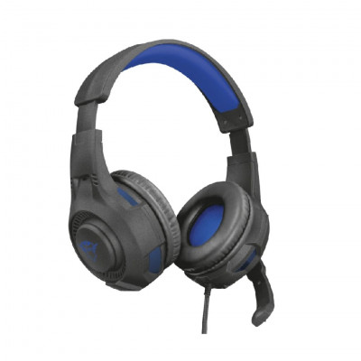 Trust GXT 307 RAVU Wired Gaming Headset, Black/Blue