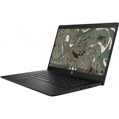 HP Chromebook 14 G7 35.6 cm (14") Full HD Intel® Celeron® N4500 8 GB LPDDR4x-SDRAM 128 GB eMMC Wi-Fi 6 (802.11ax) ChromeOS Black