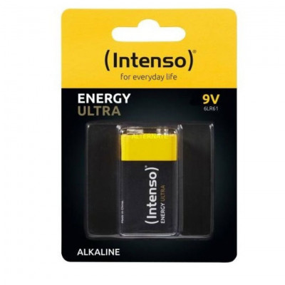 Intenso Energy Ultra 9V Battery Alkaline 6LR61 - Transistor E-Block 0%CD 0%ME