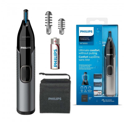 Philips NT3650/16 3000 Battery-Operated Nose, Ear & Eyebrow