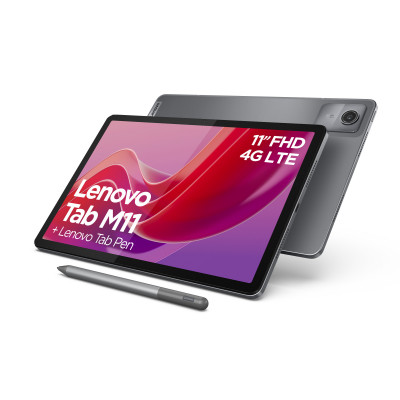 Lenovo Tab M11 4G LTE 128 GB 27.8 cm (10.9") Mediatek 4 GB Wi-Fi 5 (802.11ac) Android 13 Grey