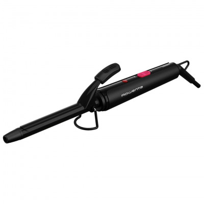 Rowenta 16mm Curling Iron - Tight and Well Designed Loops - Ceramic Coating - Insulated tip - Rotating Cord and Hanging Ring.