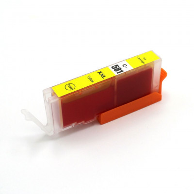 Cartridge compatible with Canon CLI-581XXL Yellow