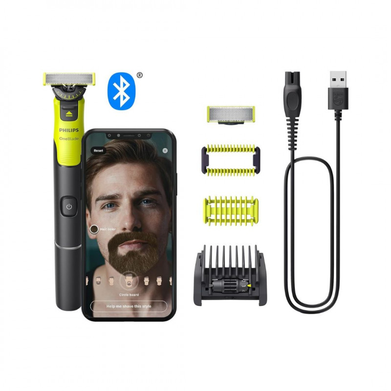 Philips OneBlade 360 Face+Body With App Connection - Electric Beard Trimmer