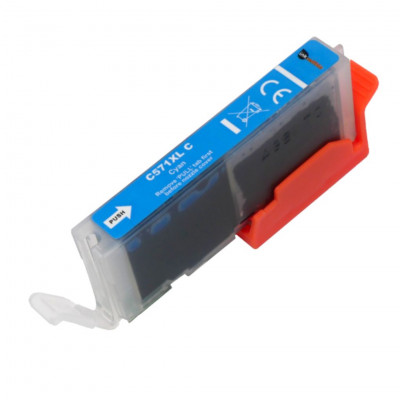 Cartridge compatible with Canon CLI-571 XL Cyan