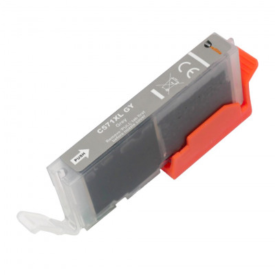 Cartridge compatible with Canon CLI-571 XL Grey
