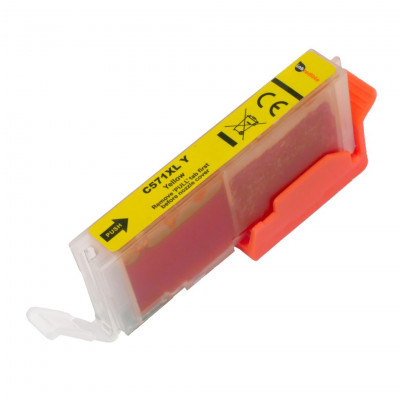 Cartridge compatible with Canon CLI-571 XL Yellow
