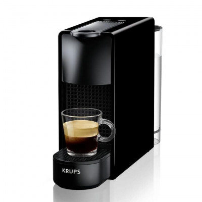 Krups Nespresso XN1108 Essenza Mini coffee capsule machine, 1260 watts, Black.