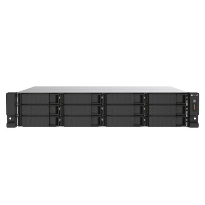 QNAP TS-1273AU-RP-8G NAS storage server Rack (2U) Ethernet LAN Aluminium, Black V1500B