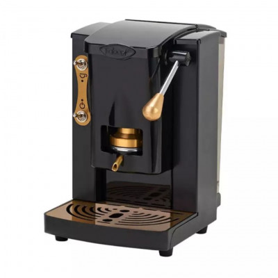 Faber Piccola Slot Brass Edition Coffee Maker Black Metal Frame With Gold