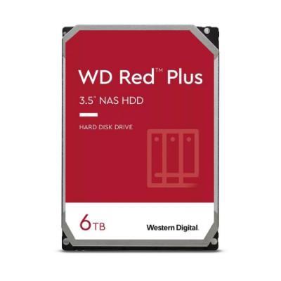 HD WD SATA3 6TB 3.5" RED INTELLIPOWER 64mb cache 24x7 - NAS HARD DRIVE - WD60EFPX