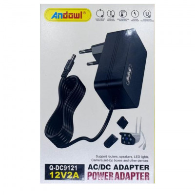 Andowl AC/DC Power Adapter 12V2A