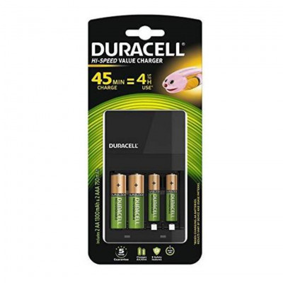 Duracell Battery Charger For AA / AAA Batteries - With 2 Stylus And 2 Mini Stylus