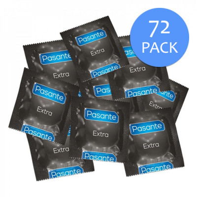 Pasante Extra Safe Condoms Saver Bundle 72 Pack