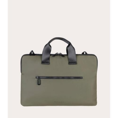 BORSA TUCANO GOMMO SUPERSLIM 15,6", VERDE MILITARE, PER NOTEBOOK 15,6" E MACBOOK PRO 16" - BSGOM1516-VM