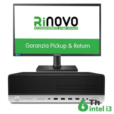 BUNDLE PC HP RINOVO REFURBISHED 600-800 G3 RNBUNDLE21 SFF i3 8GB SSD240GB W10P + MONITOR SAMSUNG 22"