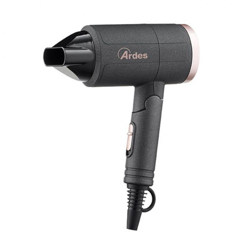 Ardes Stylo  Professional Compact Travel Hair Dryer with Folding Handle - 1200W - 2 Heat Levels