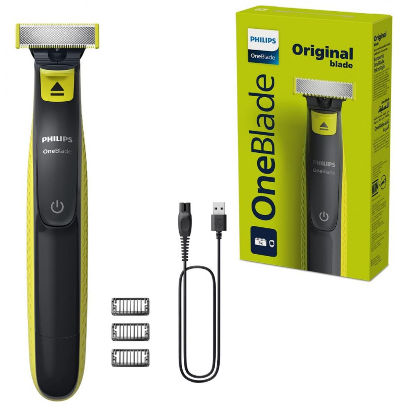 Philips OneBlade QP2724/10  Electric Razor With 3 Combs + Spare Blade