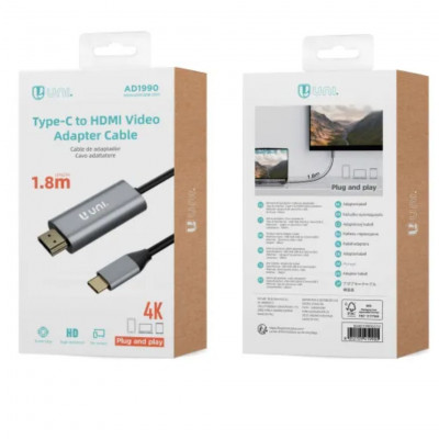 UNICO Type C to HDMI High Video Converter 1,8 m