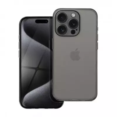 BOX PREMIUM 1,5 mm case for IPHONE 15 Pro transparent black