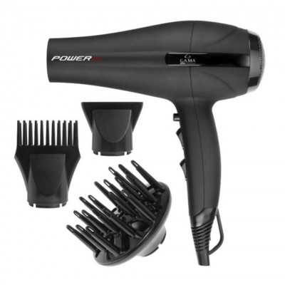 GA.MA Power ION Hair Dryer,  2200 W, AC Motor - Ceramic ION + Diffuser