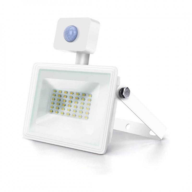 Aigostar 30 W LED Motion Detector Floodlight White