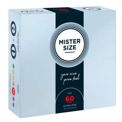 MISTER SIZE 60 mm Condoms x36 pcs