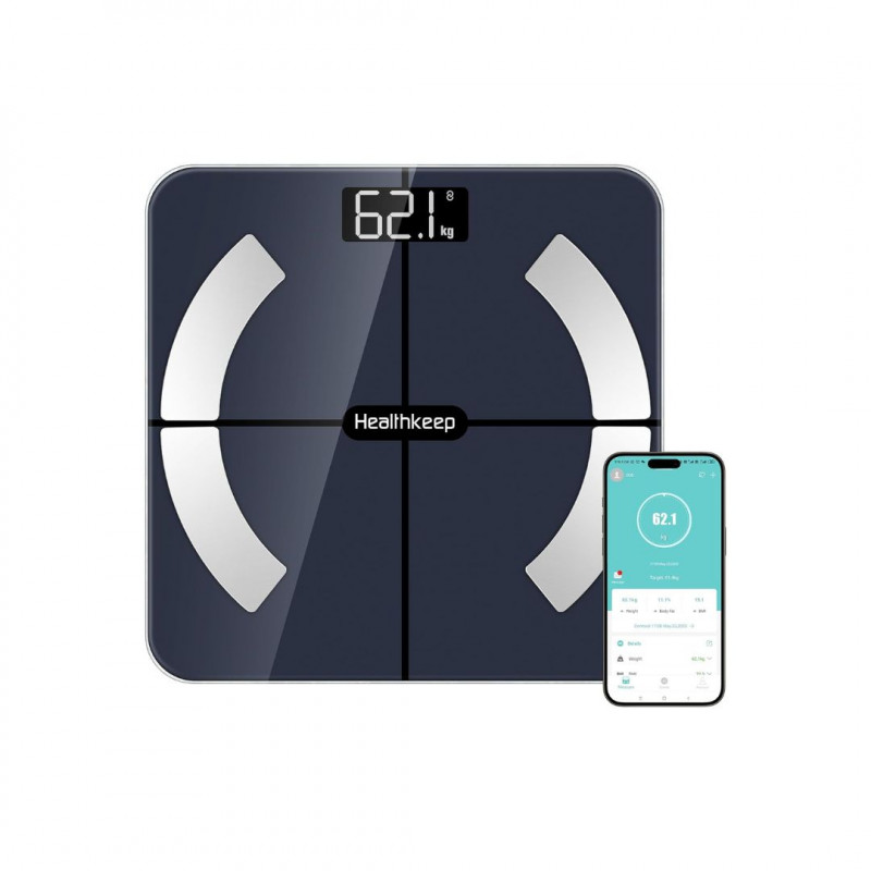 Healthkeep Personal Scale, Bluetooth Connected Scale High Precision