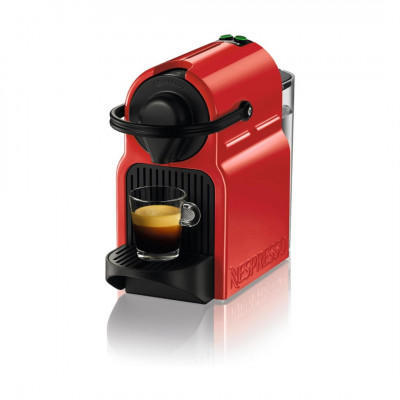 Krups Nespresso XN1001 Inissia coffee capsule machine, Red