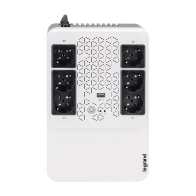 Legrand Keor ASI MULTIPLUG 800 GR uninterruptible power supply (UPS) Line-Interactive 0.8 kVA 480 W 6 AC outlet(s)