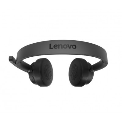 Lenovo Wireless VoIP Headset Head-band Office Call center Bluetooth Black