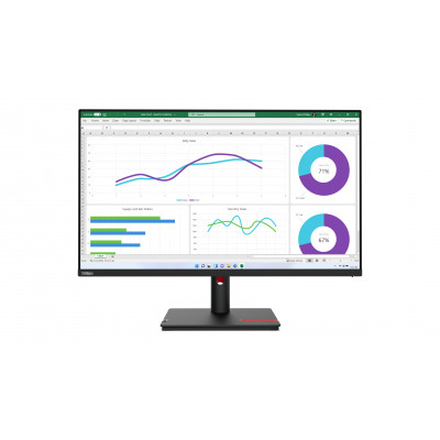 Lenovo ThinkVision T32h-30 LED display 80 cm (31.5") 2560 x 1440 pixels Quad HD Black