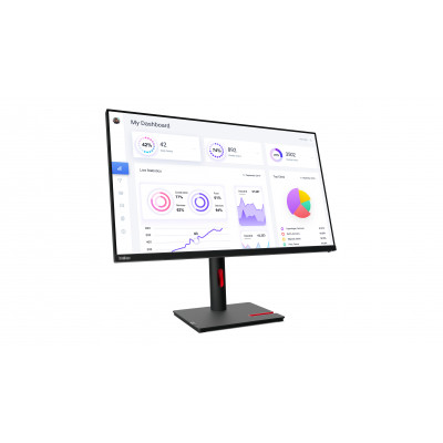 Lenovo ThinkVision T32p-30 LED display 80 cm (31.5") 3840 x 2160 pixels 4K Ultra HD Black