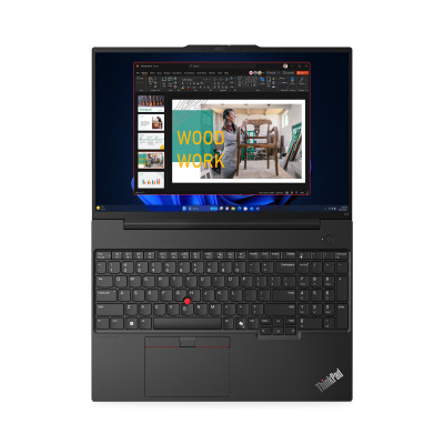 Lenovo ThinkPad E16 Intel Core Ultra 5 125U Laptop 40.6 cm (16") WUXGA 16 GB DDR5-SDRAM 512 GB SSD Wi-Fi 6E (802.11ax) Windows